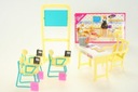 Škola pre bábiku trieda lavice písací stôl tabuľa aktovka EAN (GTIN) 6903514099161