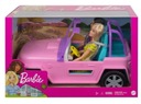 Barbie Jeep AUTO terenowe + 2 LALKI Barbie duży Zestaw Mattel GVK02 Kod producenta GVK02