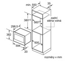 ВСТРАИВАЕМАЯ МИКРОВОЛНОВАЯ ПЕЧЬ BOSCH BFL634GW1 900ВТ 21 ЛИТР