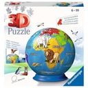 Puzzle 3D 72 elementy. Globus