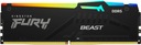 Pamięć DDR5 Fury Beast RGB 16GB(2*8GB)/5600 CL40 Kolor czarny