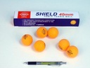 Pingpongové loptičky na stolný tenis Shield 40 mm oranžové bezšvové UNISON 1309 EAN (GTIN) 8595043401805