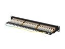 Patch panel Lanberg PPSA-1024-B 24 porty czarny Szerokość produktu 445 cm