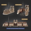 Puzzle Katedrála Notre Dame de Paris 3D 293 dielikov. Hmotnosť (s balením) 2.055 kg