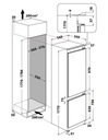 Whirlpool WHC18 T573 NoFrost встраиваемый холодильник 177см Holidays Led A+++