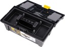 Skladový kontajner čierny xs 116x112x75mm Vorel Materiál plast