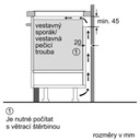 Vstavaná indukčná varná doska Bosch PUE611FB1E Výška produktu 5.1 cm