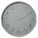 Nástenné hodiny Hama odtiene šedej, strieborná 30cm Kód výrobcu 00