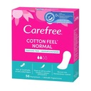 Carefree Cotton Feel Normal, vložky, 56 ks
