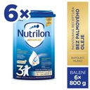 Nutrilon 3 Advanced Vanilkové dojčenské mlieko 6x 800 g, 12+ Počet kusov v súprave 6