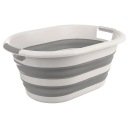 СКЛАДНАЯ КОРЗИНА ДЛЯ БЕЛЬЯ, СИЛИКОНОВАЯ ЧАША, 38 Л