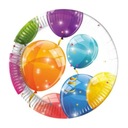 Тарелки бумажные Воздушные шары Воздушные шары 20 см 8 шт.