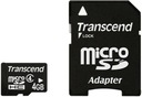 TRANSCEND 4 GB micro SD microSD SDHC Class 4 +a SD Kod producenta TS4GUSDHC4