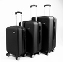 Aga Travel Sada cestovných kufrov MR4651 Čierna Hmotnosť (s balením) 10 kg