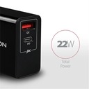 Axagon ACU-PQ22 nabíjačka pre mobilné zariadenia Vnútri Čierna Napájanie 22 W