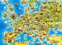 Puzzle 100 Mapa Európy 111060 Pohlavie chlapci dievčatá
