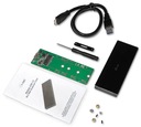 I-tec MYSAFEM2 MYSAFE USB 3.0 M,2 SSD ВНЕШНИЙ КОРПУС отсек для диска