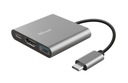 Адаптер TRUST DALYX 3-В-1 USB-C