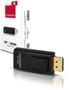 Axagon RVD-HI káblový adaptér DisplayPort HDMI čierny