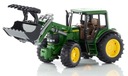 Bruder 02052 Traktor John Deere s nakladačom Dĺžka 38.5 cm