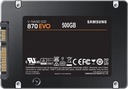 SSD disk Samsung 870 EVO 500GB 2,5&quot; SATA III Hmotnosť (s balením) 0.15 kg