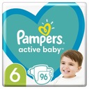 Подгузники Pampers Active Baby 6 13-18кг 96 шт.