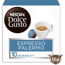 NESCAFÉ DOLCE GUSTO ESPRESSO PALERMO KAPSLOVÁ KÁVA 16 KS Druh kávy obyčajný čierny