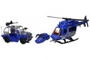 Policajný set s figúrkami vrtuľníka 33 cm Materiál plast