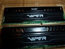 Pamięć Patriot Memory Viper 3 PV38G160C9K (DDR3 DIMM; 2 x 4 GB; 1600 MHz; C Kolor czarny