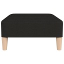 vidaXL Стул для ног, черный, 78x56x32 см, обивка из ткани