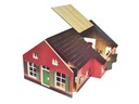 Drewniana stodoła Kids Globe Stajnia-Dom wiejski 77x57x32 cm 1:32 EAN (GTIN) 8713219318737