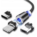 МАГНИТНЫЙ ЗАРЯДНЫЙ КАБЕЛЬ USB 3в1 СВЕТОДИОДНОЕ ЗАРЯДНОЕ УСТРОЙСТВО