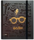 Harry Potter - Zakladač A4 (4 krúžky, gumička) Hrdina Harry Potter