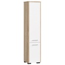Skrinka kúpeľňový stĺpik FIN 2D sonoma-biela AKD Materiál laminovaná doska