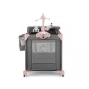 Cestovná postieľka Kinderkraft 65 x 126 cm odtiene ružovej Maximálna hmotnosť dieťaťa 25 kg
