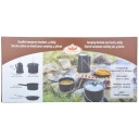 Посуда Esschert Design Camping 4 предмета черный FF215