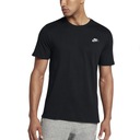 Футболка Nike, мужская спортивная футболка, черный хлопок 827021-011 L