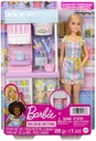 LALKA BARBIE ZESTAW LODZIARNIA zestaw z lalka Barbie HCN46 Materiał plastik