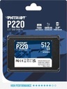 Твердотельный накопитель PATRIOT 512 ГБ P220 SATA III 2,5 дюйма