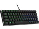 KLAWIATURA DLA GRACZY MECHANICZNA COOLER MASTER SK620 RGB NISKOPROFILOWA DO Typ klawiatury mechaniczna