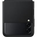 Samsung Kožený zadný kryt - Z Flip3 5G F711 - čierna Farba čierna