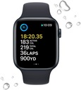 Apple Watch SE (2-го поколения), 44 мм, GPS Midnight North, черный, КАК НОВЫЕ