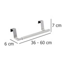 Вешалка для полотенец Wенко, регулируемая 36–60 см