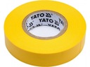 Лента изоляционная 15мм х 20м желтая YT-81594 YATO