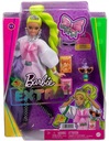 Barbie Extra HDJ44 Bábika Neónové zelené vlasy Druh jediná bábika