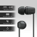 Sony WI-C100 Zestaw słuchawkowy Bezprzewodowy Douszny Połączenia/muzyka Blu Czas czuwania 1900 h