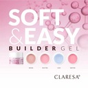 CLARESA Soft and Easy 12 г САМОВЫРАВНИВАЮЩИЙСЯ ГЕЛЬ ДЛЯ НАРАЩИВАНИЯ НОГТЕЙ натуральный