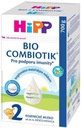 HiPP 2 BIO Combiotik Pokračovanie mliečnych výrobkov Detská výživa 4x700 g Značka Hipp