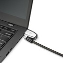 Замок Kensington ClickSafe 2.0 3-в-1 для ноутбука с ключом T-Bar Nano и Wedge