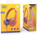 LOL&ROLL Pop Kids Headphones, oranžová Délka kabelu 1.2 m